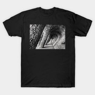 Walking under a wave of stone T-Shirt